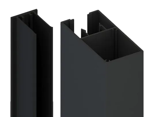 100x50mm Aluminium BATTEN EXTRUSION AND CLIP - Monument
