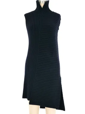 2013 Celine Navy Ribbed Sweater Tunic