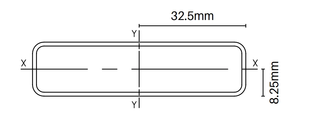 65mm x 16.5mm aluminium slat - 6500mm Long,  96 x slat bundle