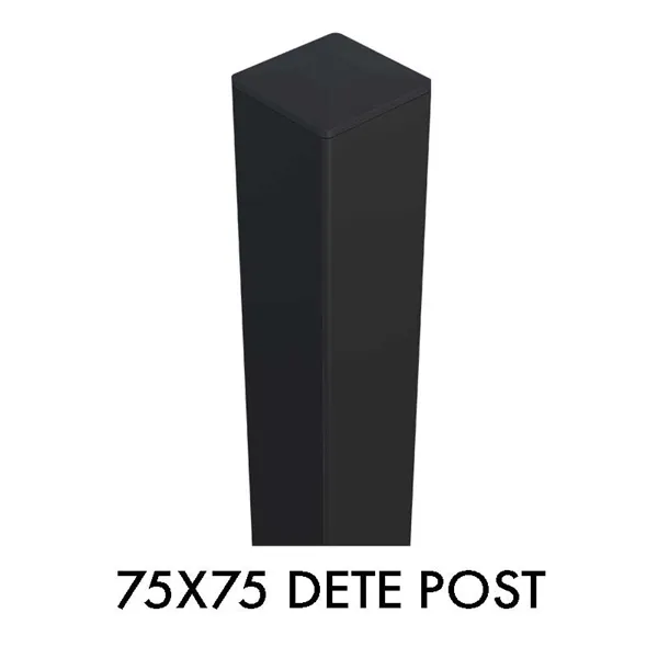 75mm x 75mm steel post, DETE, 3mm thick
