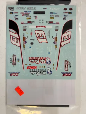 ACE decals #13 Teddy Christopher red car