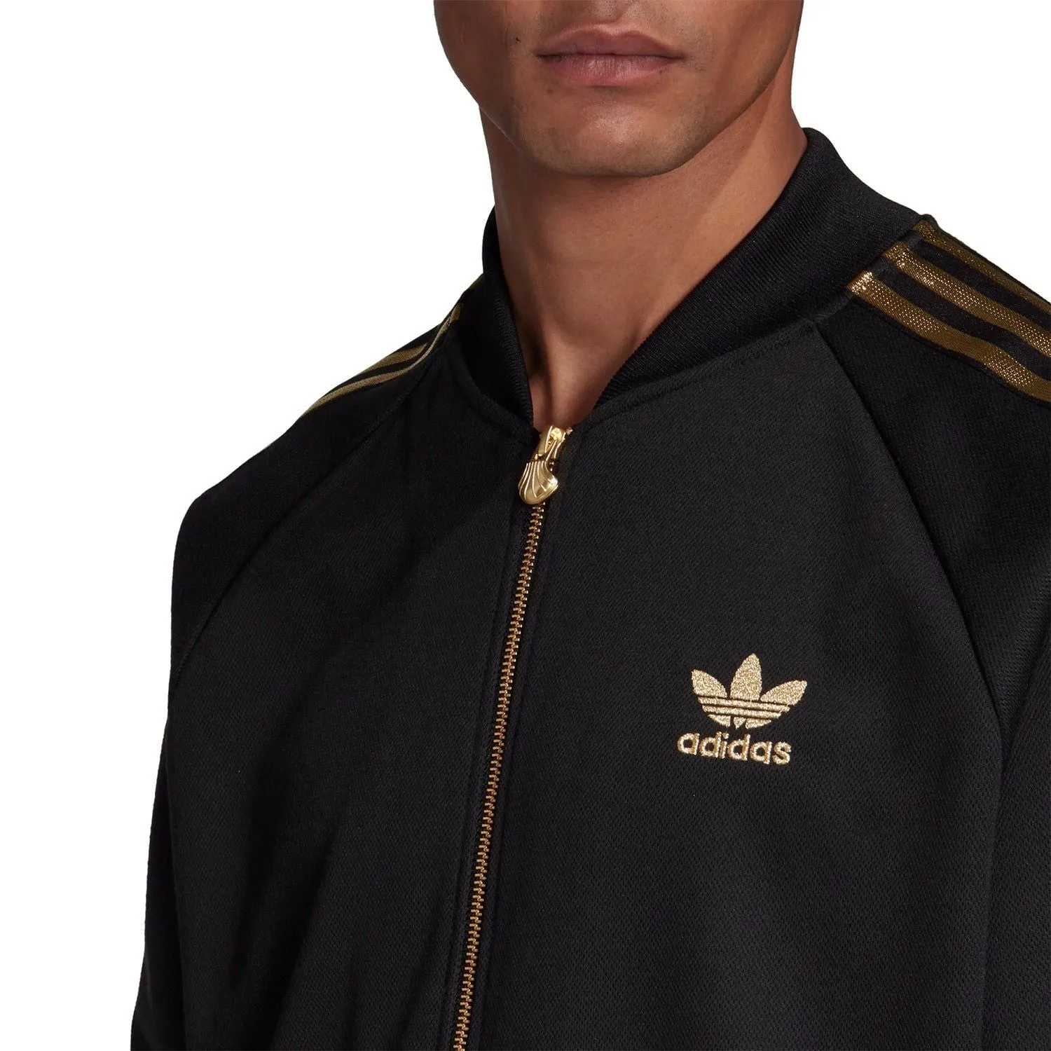 adidas Originals Superstar 24K Track Jacket - Black & Gold