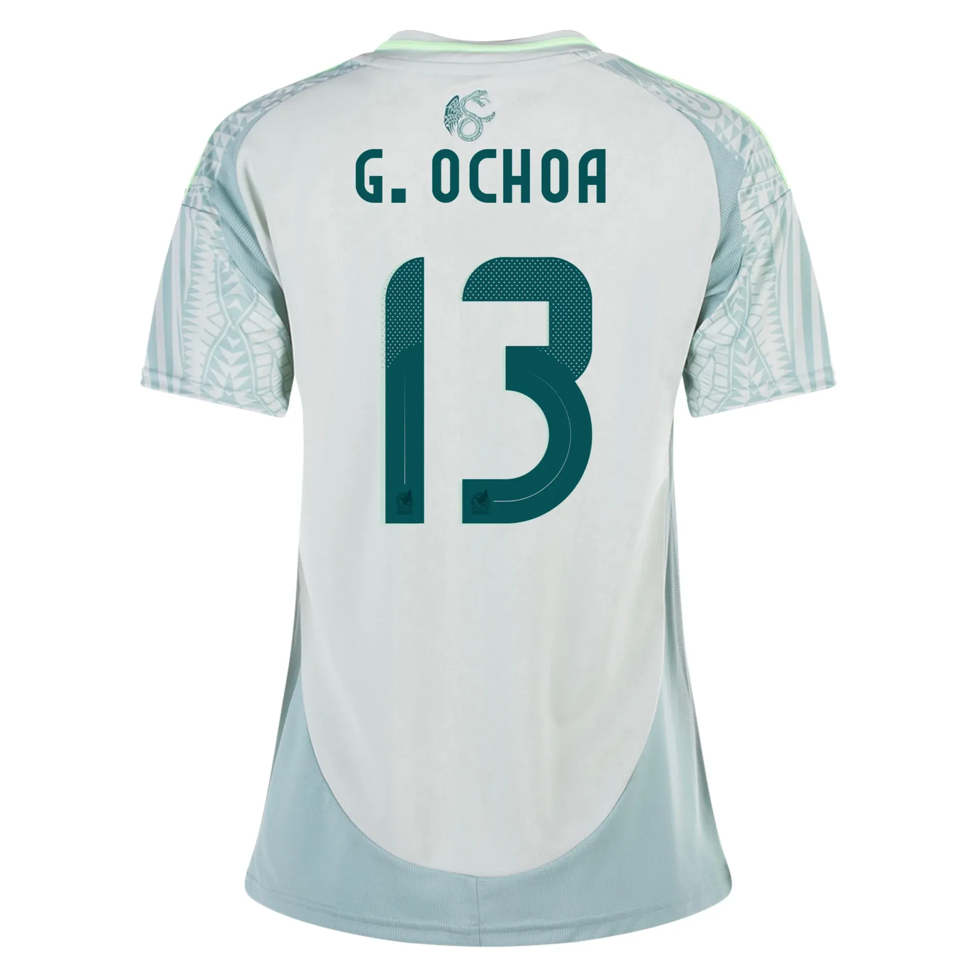 adidas Womens Mexico Guillermo Ochoa Away Jersey 24/25 (Linen Green)
