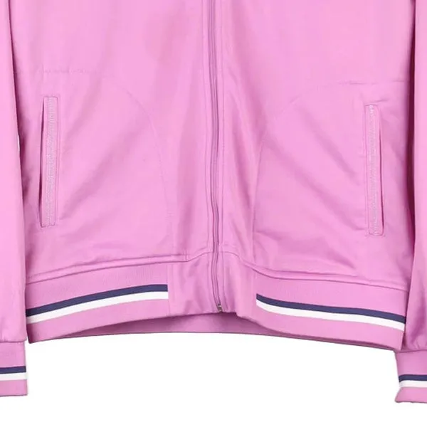 Age 13-14 Champion Track Jacket - XL Pink Polyester