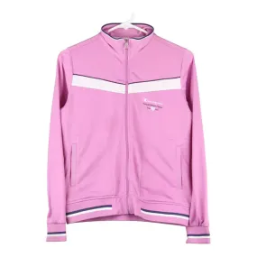 Age 13-14 Champion Track Jacket - XL Pink Polyester