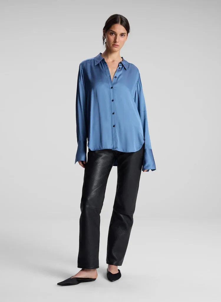 A.L.C. Aiden Top in Steel Blue