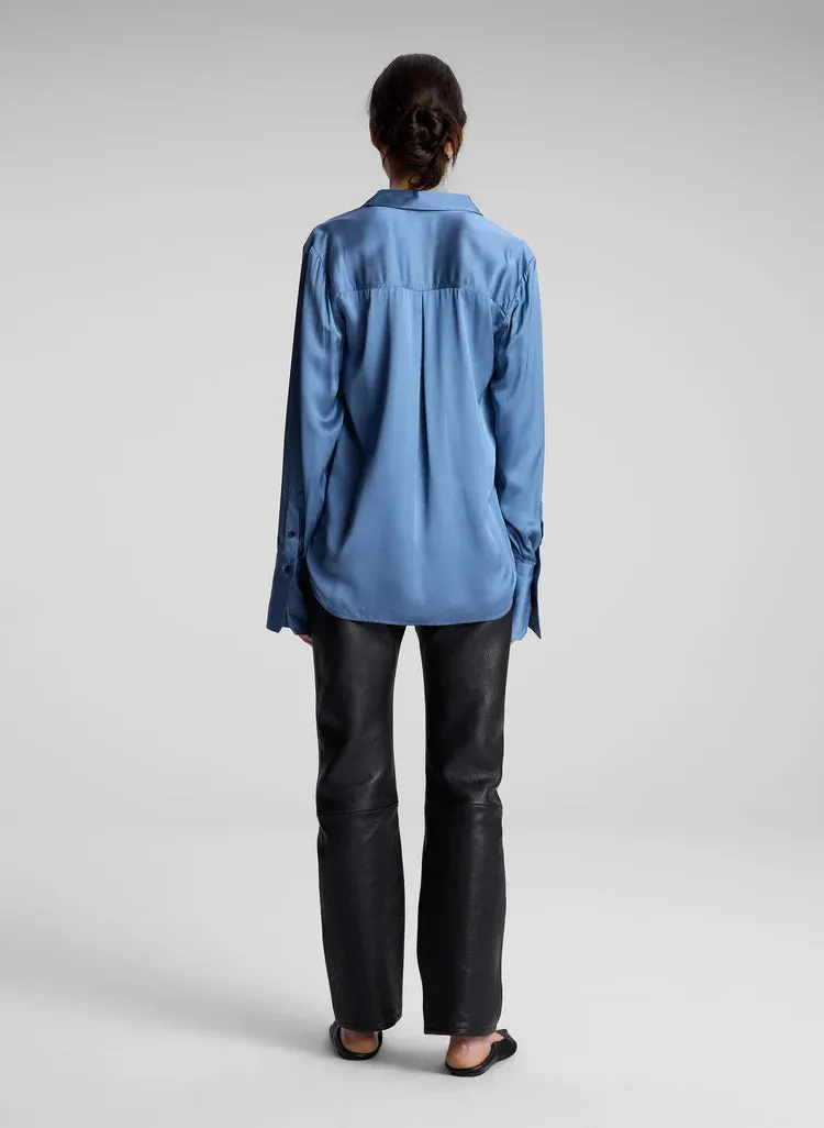 A.L.C. Aiden Top in Steel Blue