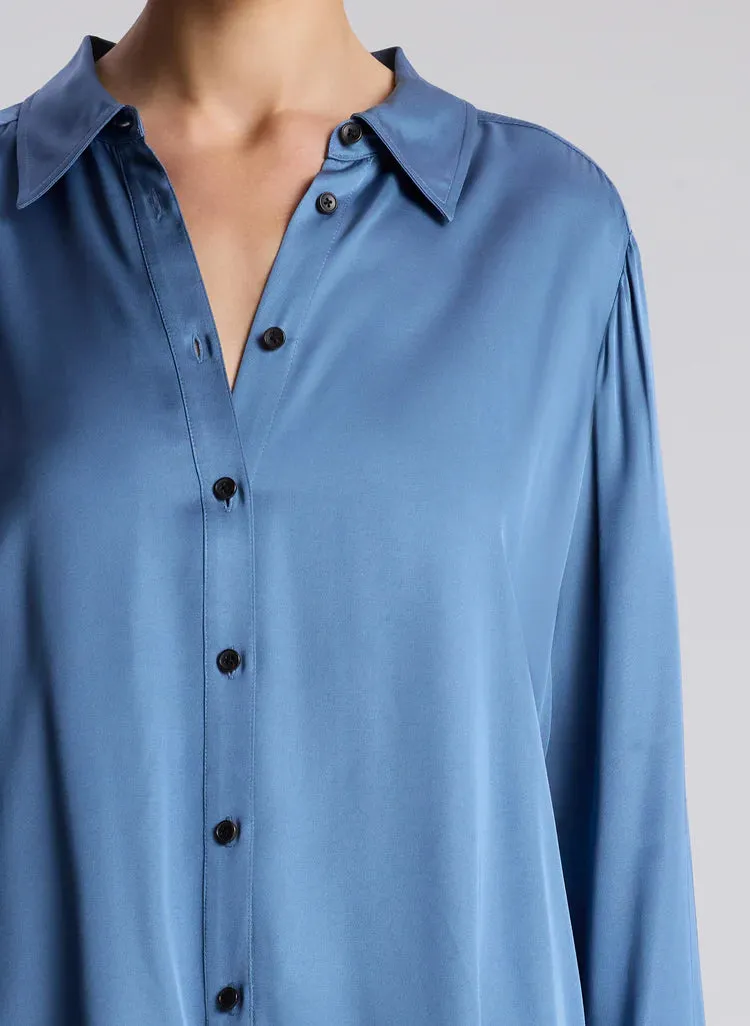 A.L.C. Aiden Top in Steel Blue