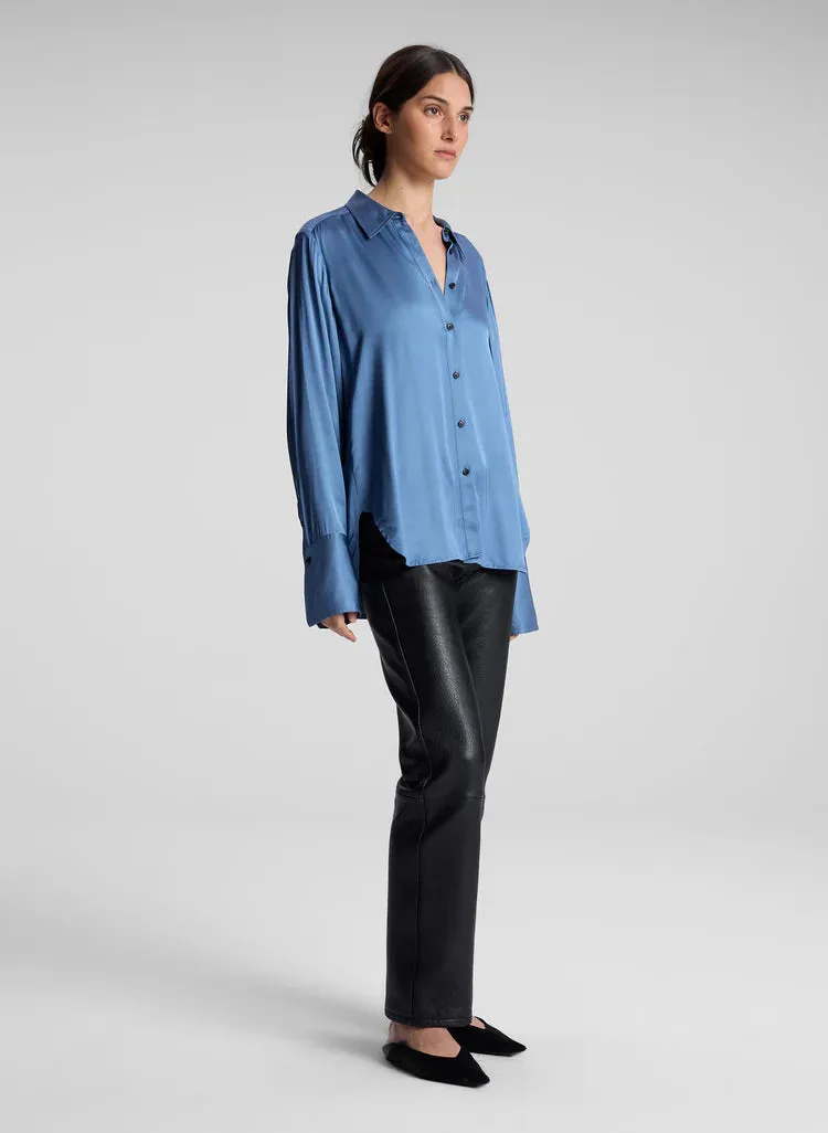 A.L.C. Aiden Top in Steel Blue