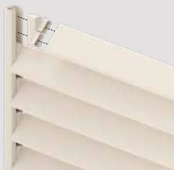 Alumawood Terrain Colour Louvre brackets 1x LEFT & 1x RIGHT Terrain