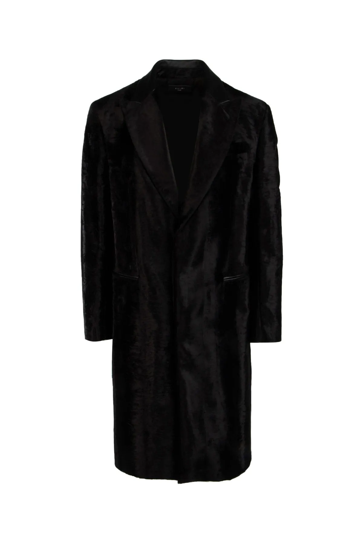 Amiri Single Breasted Velvet Coat