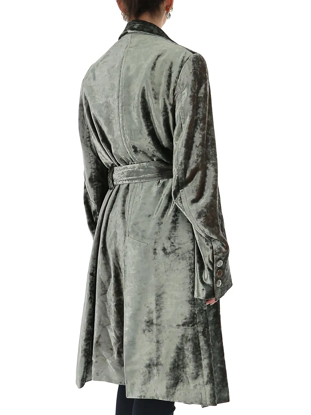 Ann Demeulemeester Velvet Robe Coat