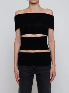 BANDAGE KNIT TOP