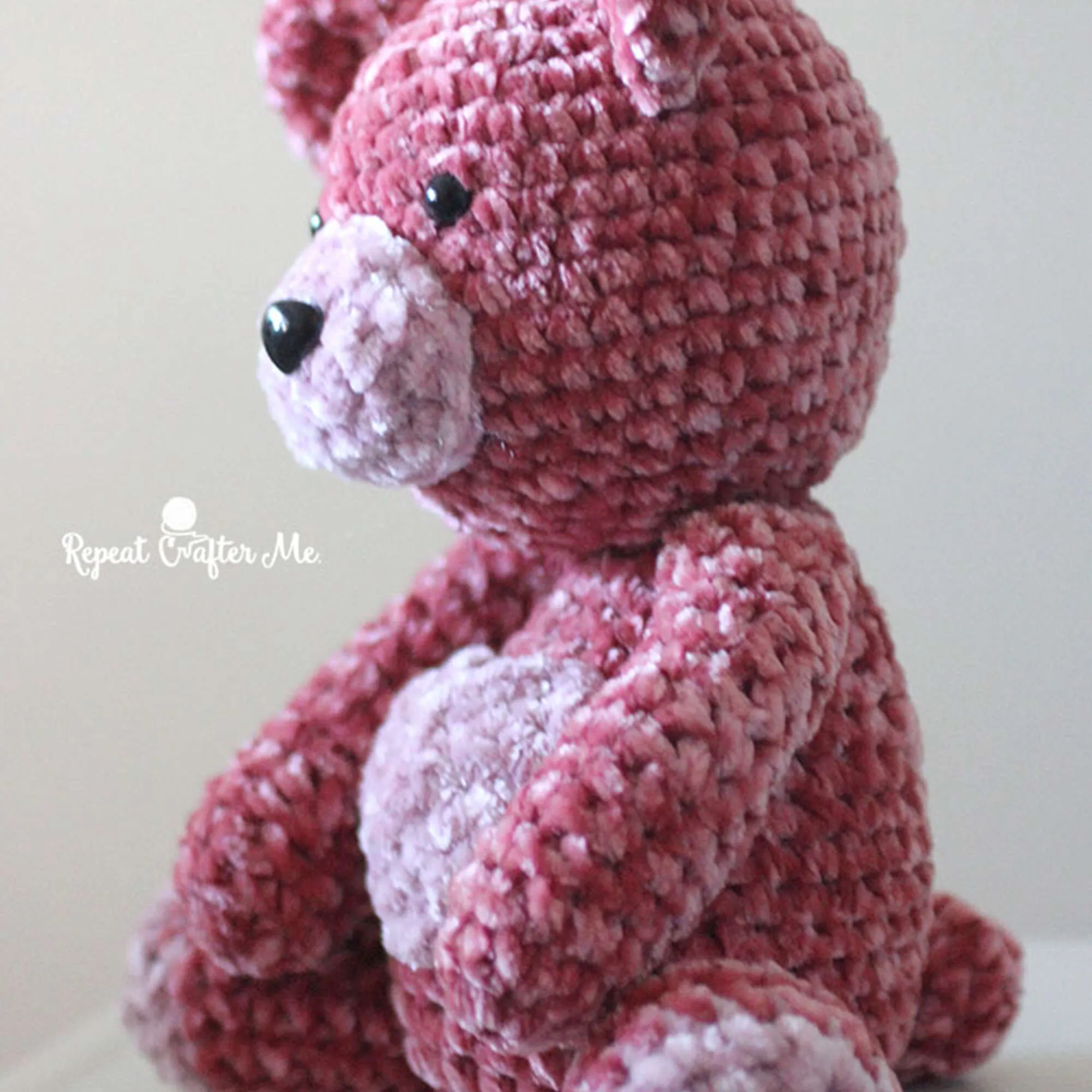 Bernat Velvet Valentine Crochet Bear