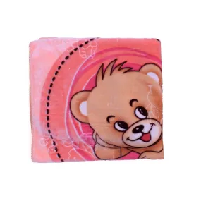 Blanket Mint Velvet Jerry Print 0-24m, Peach