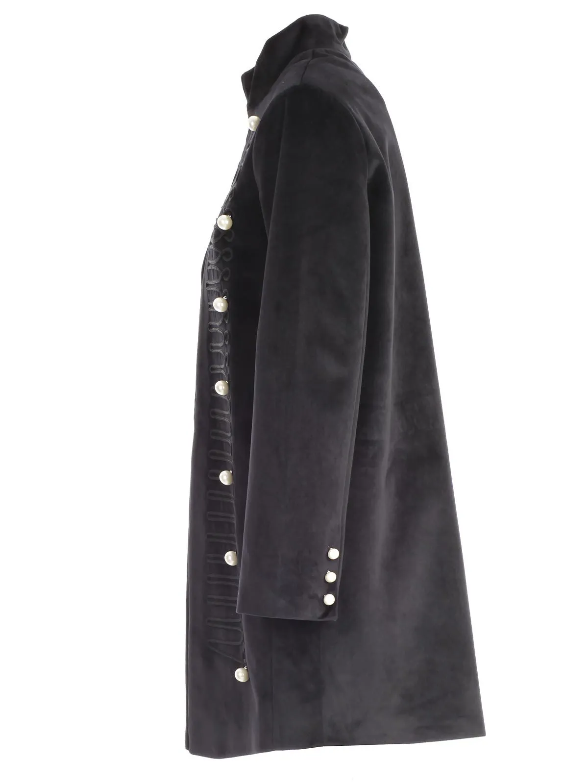Blugirl Velvet Military Coat