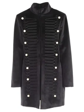 Blugirl Velvet Military Coat