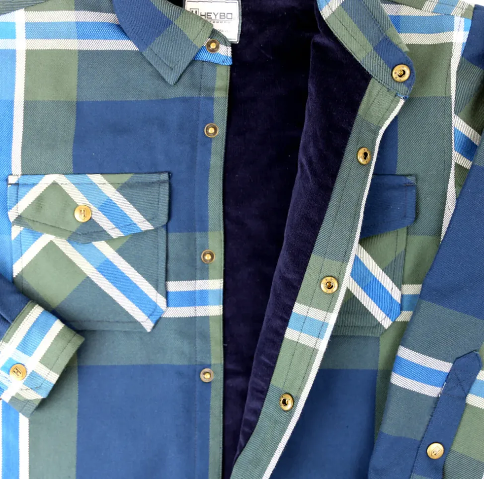 Boy's Thermal Plaid ShirtJacket