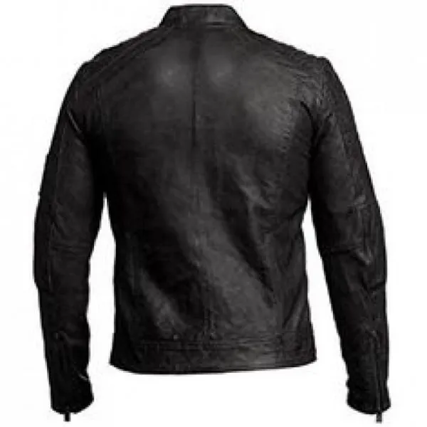 Cafe Racer UK Flag Leather Jacket