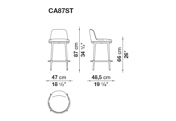 Caratos Barstool