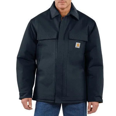 Carhartt X-Large Tall Dark Navy Arctic Quilt-Lined 12 Ounce Cotton Duck Traditional Coat