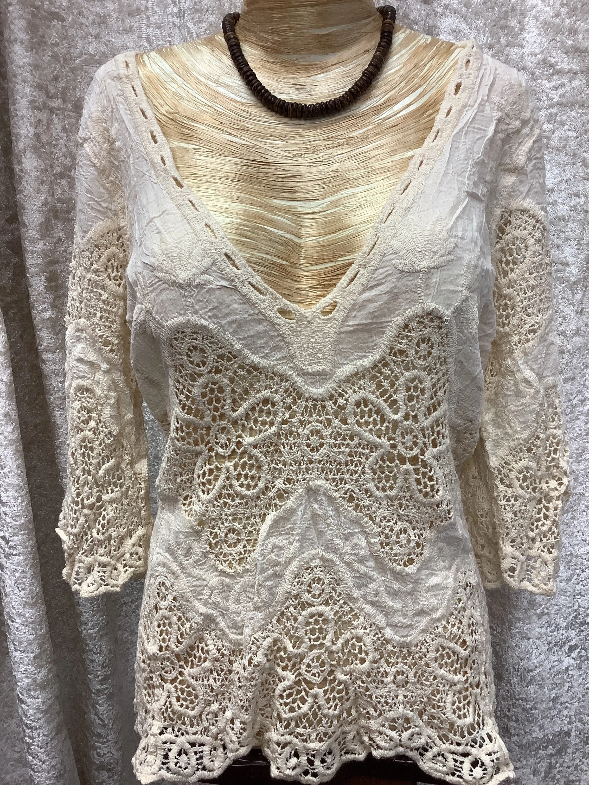 Charlotte Crochet Top
