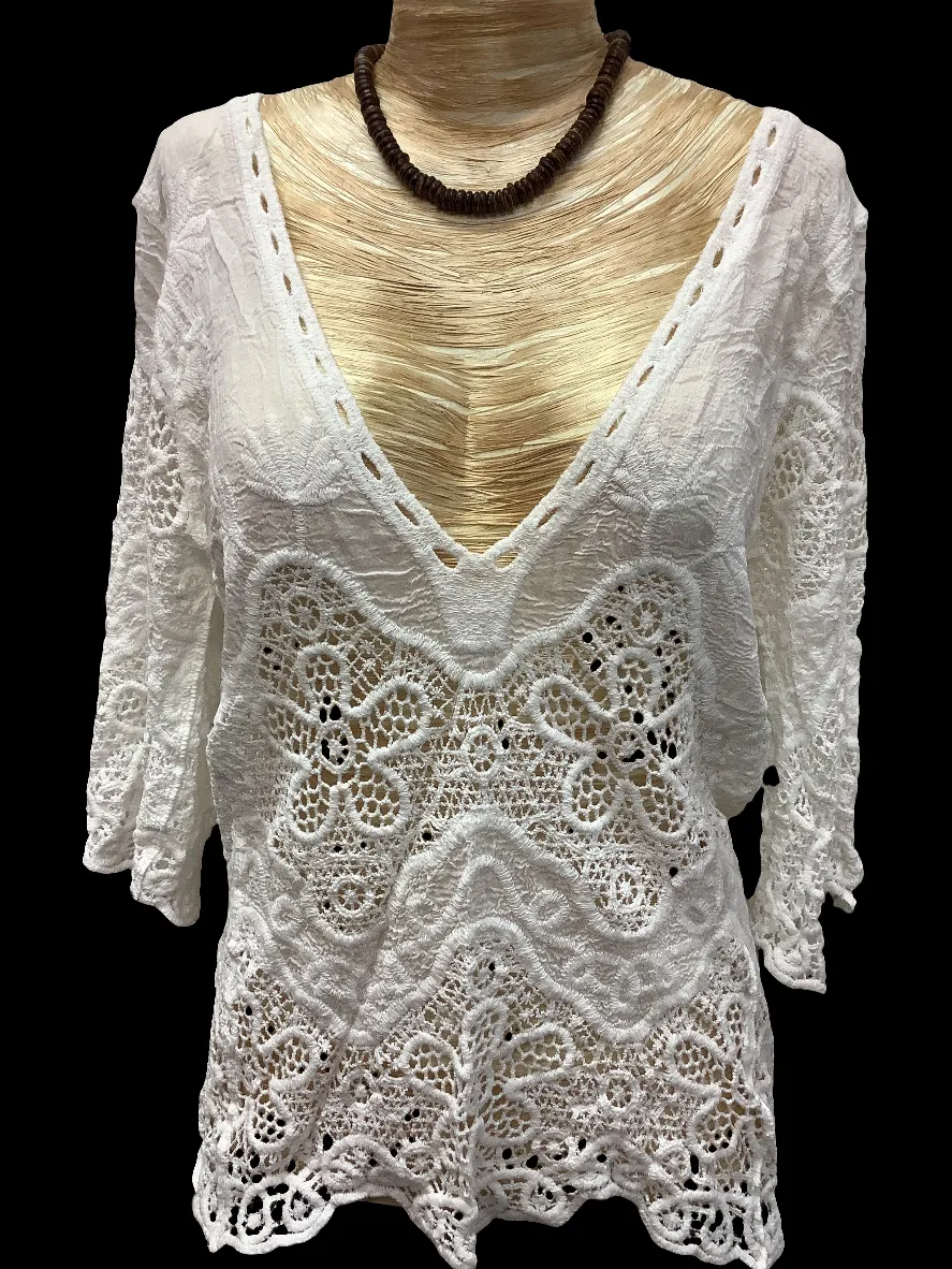 Charlotte Crochet Top