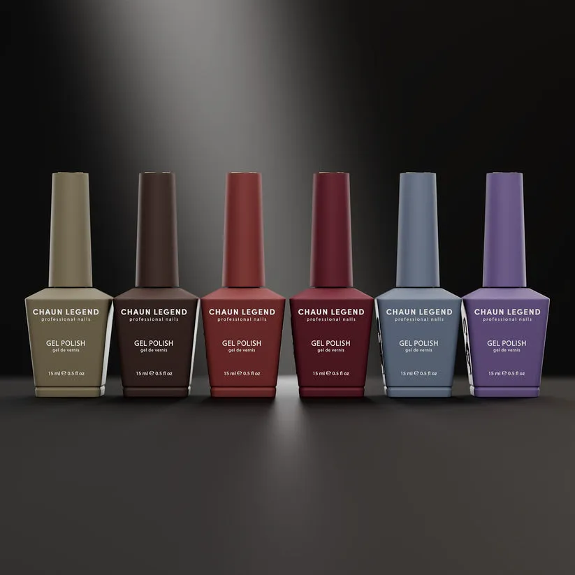 Chaun Legend Gel Collection 6pc - Earthy Faves