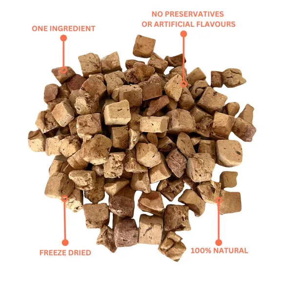Chewy Crave - Freeze Dried - Duck Liver Cubes