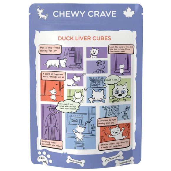 Chewy Crave - Freeze Dried - Duck Liver Cubes