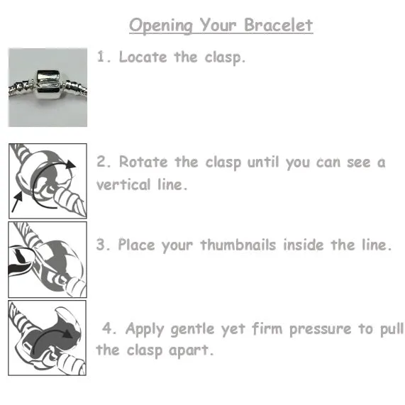 Children's Niece 'Animal Magic' Silver Plated Charm Bead Bracelet