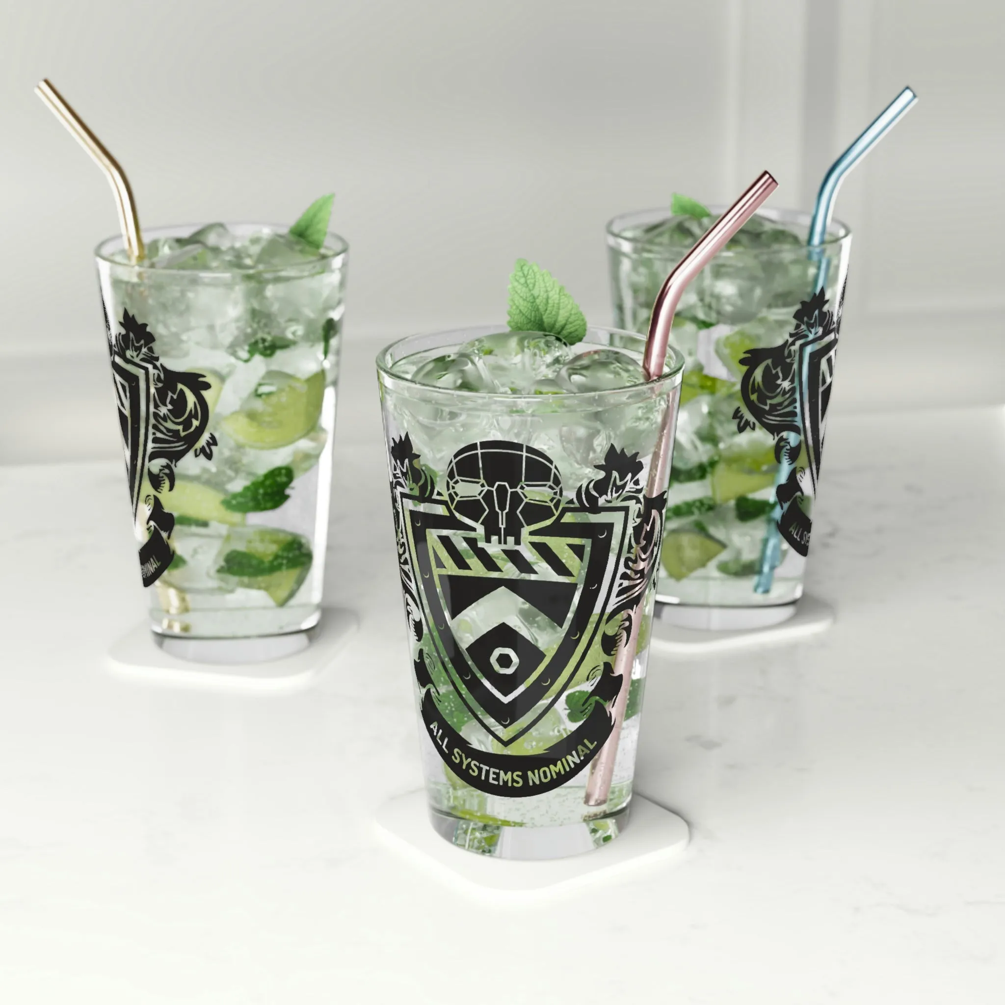 Coat of Arms Pint Glass 16oz