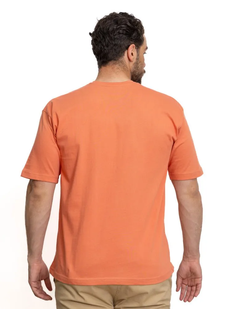 Copper Coin Over Size Round T-Shirt