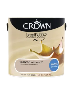 Crown Paints Matt Breatheasy Coloured Emulsion 2.5kg