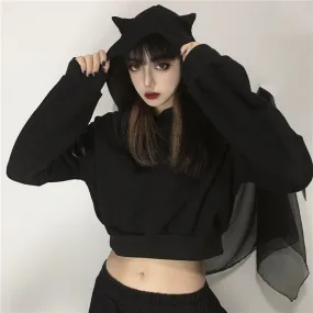 DARK PUNK Cat ear hoodie KF82234