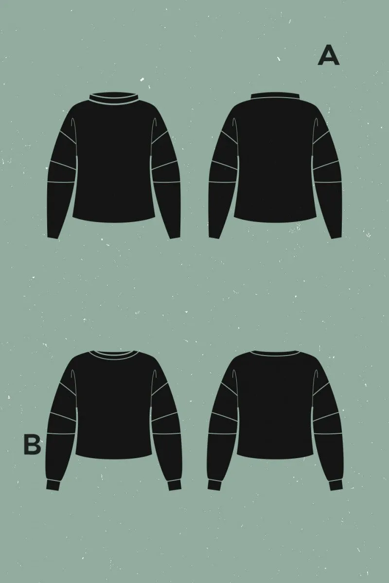 Deer & Doe - NEIGE SWEATSHIRT Sewing Pattern