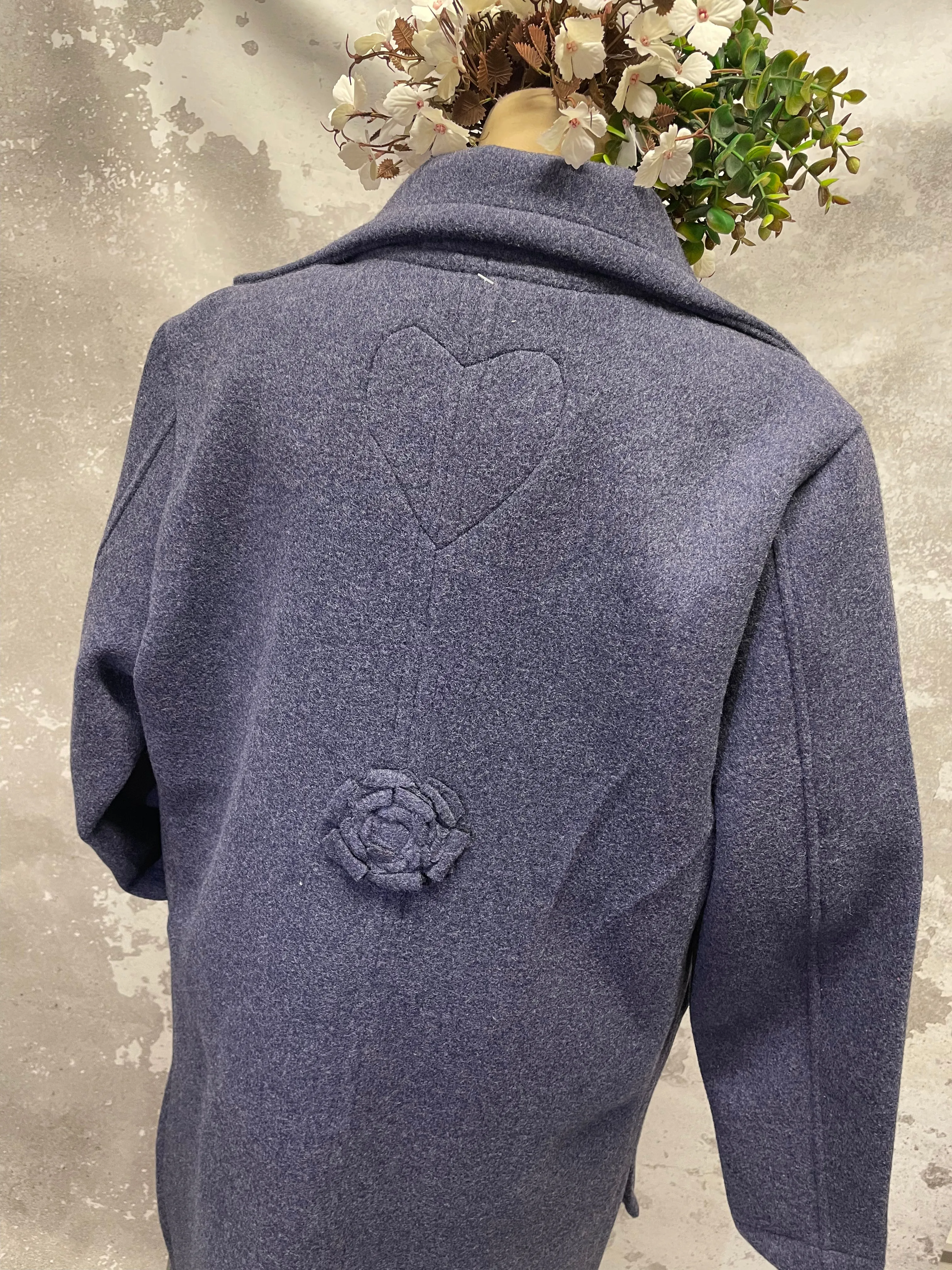 Denim blue Bramble coat