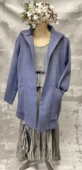 Denim blue Bramble coat