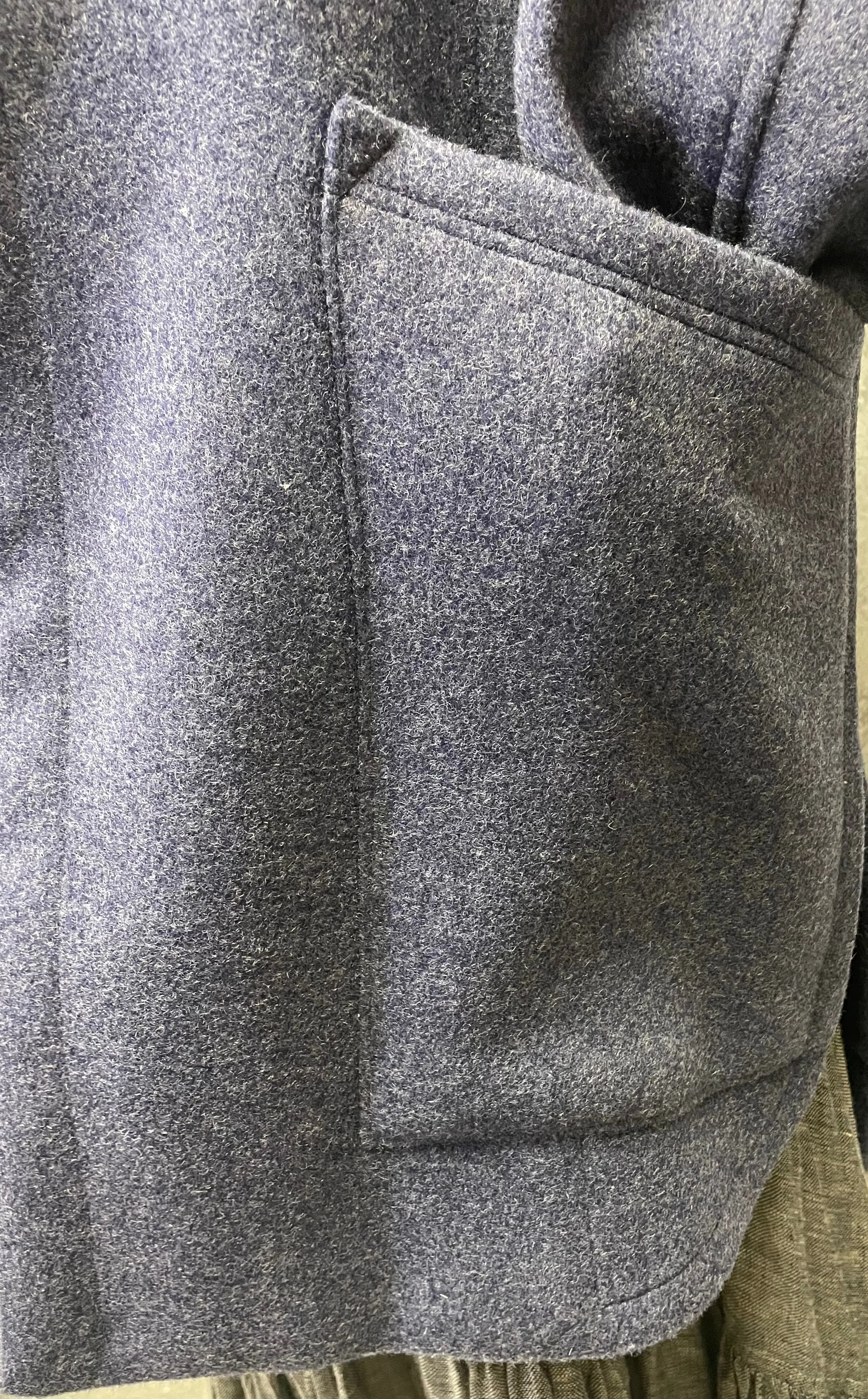 Denim blue Bramble coat