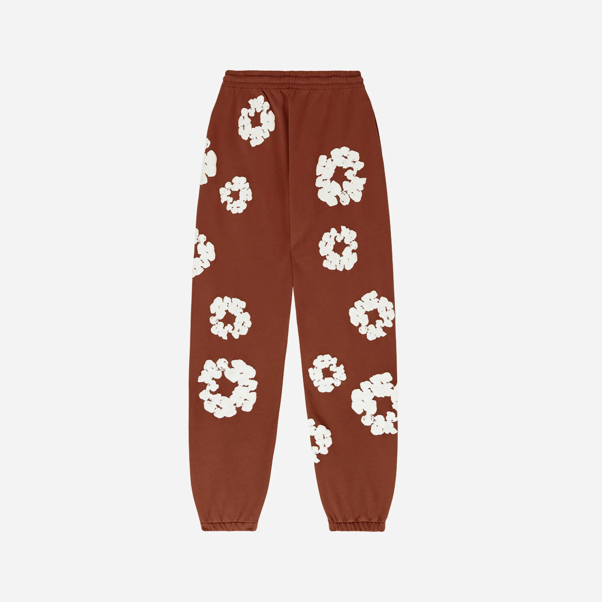 DENIM TEARS THE COTTON WREATH SWEATPANTS BROWN