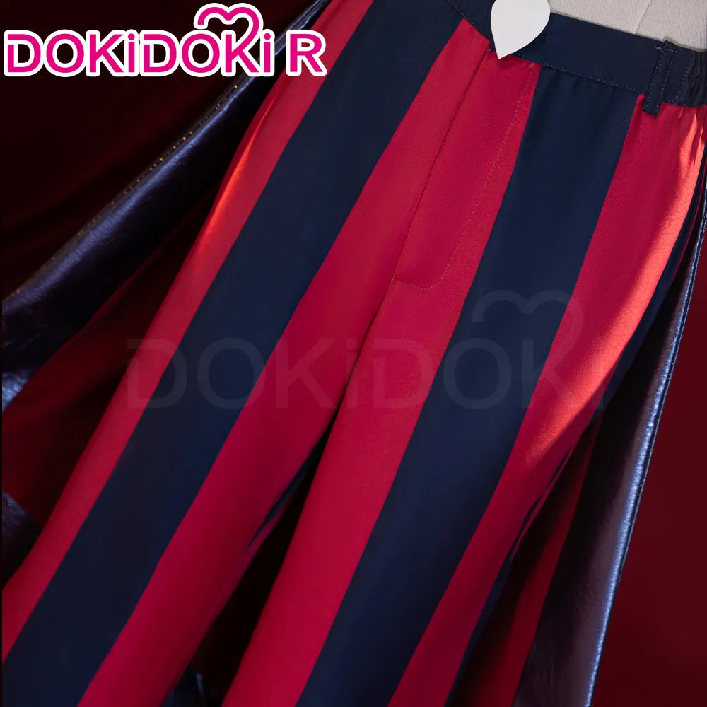 DokiDoki-R Anime Hell Hotel Cosplay Blue Coat Red Black Costume