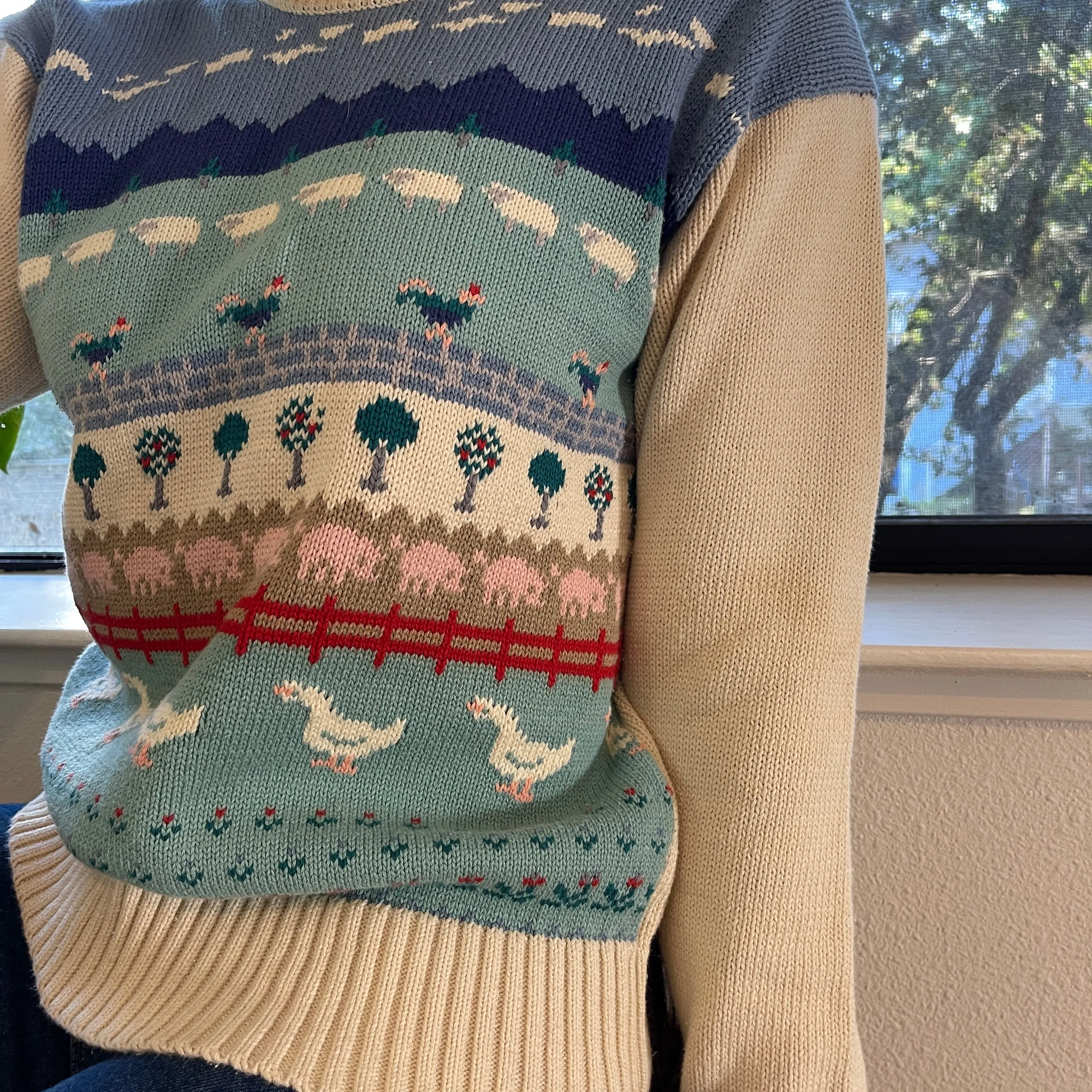 Eddie Bauer Farm Knit