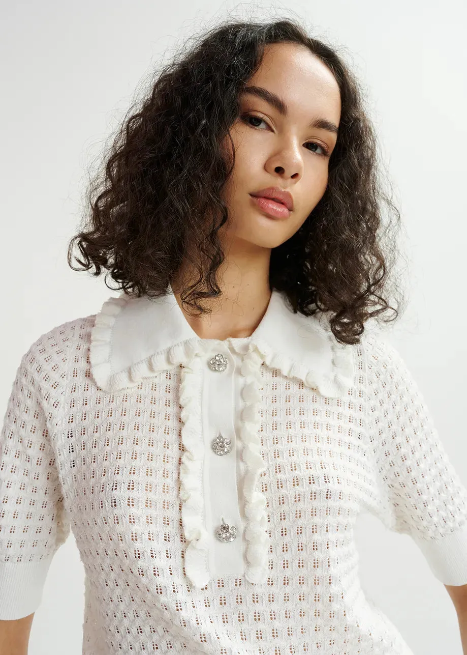 Eshemi Knit Polo Top