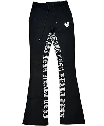 Focus 'Heartless' Stacked Sweatpants