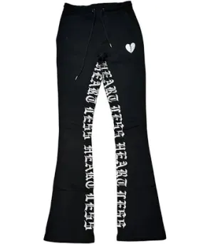 Focus 'Heartless' Stacked Sweatpants