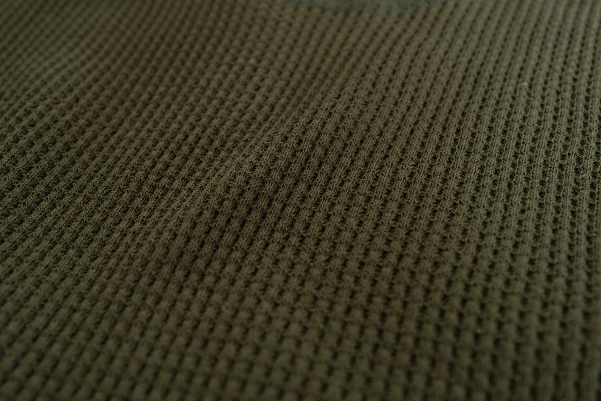 Freewheelers "Half Neck" Thermal Shirt (Olive)