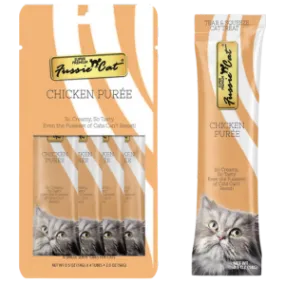 Fussie Cat Chicken Puree Cat Treats, 2 oz