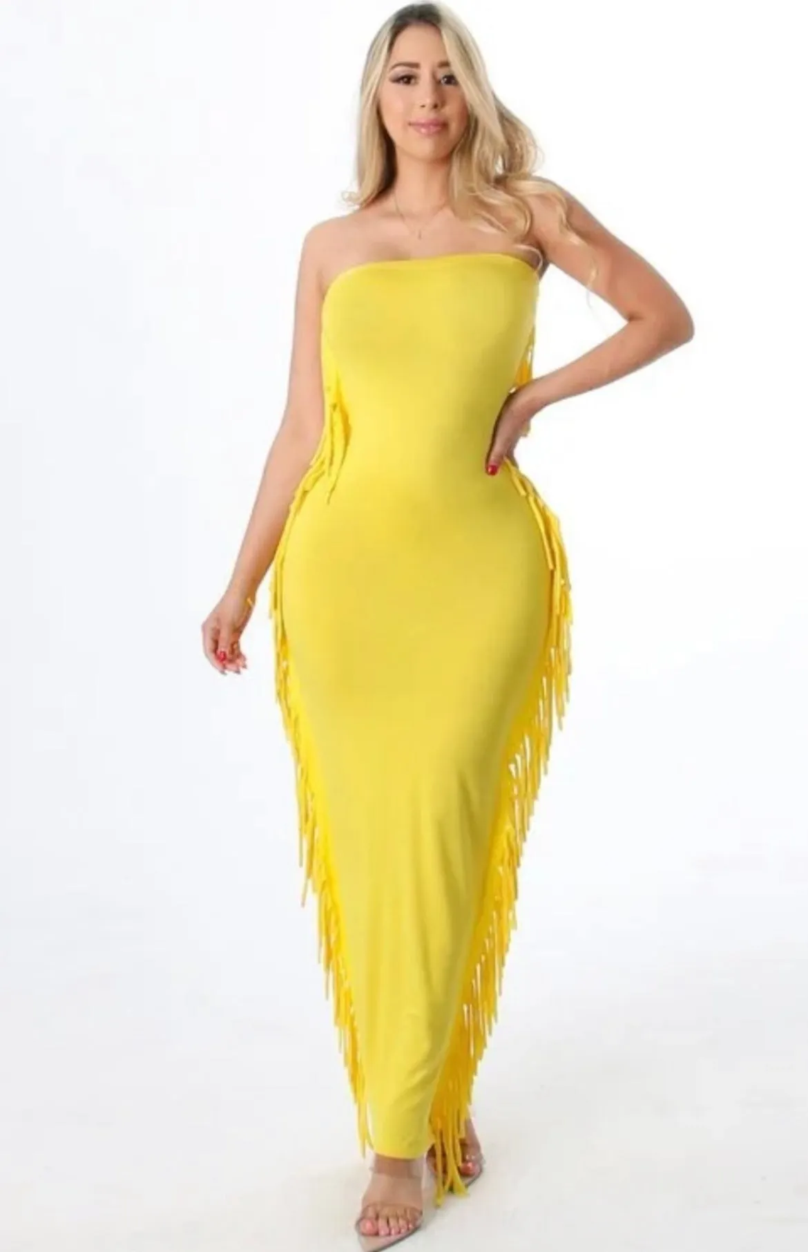 Genesis Tube Fringe Dress
