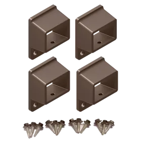 HOMESAFE Flat Top Pool Fencing Brackets - 38 x 25mm Fence Bracket - Standard - Jasper