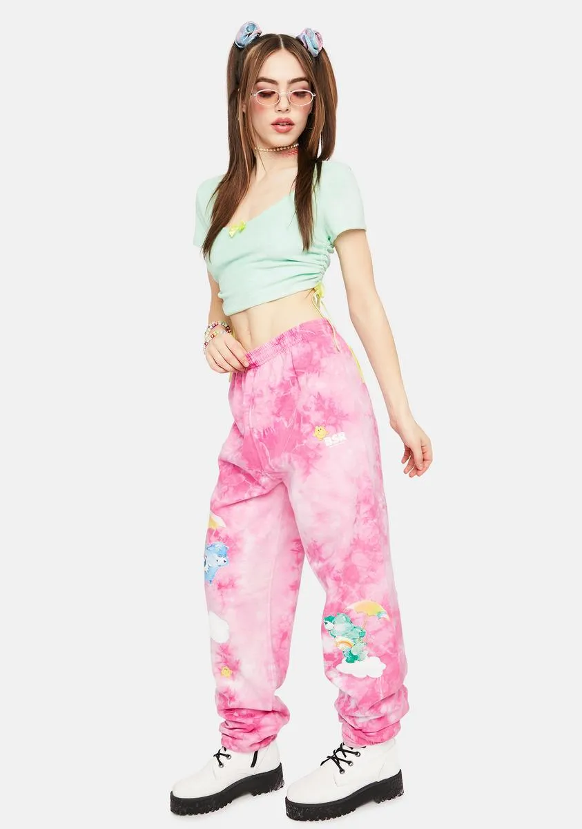In The Clouds Bears Tie Dye Sweatpants